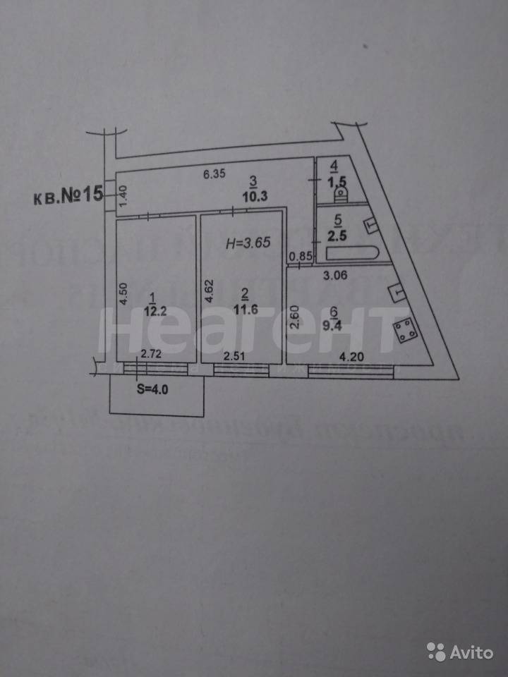 Продам 2-х комн. квартиру (проспект Буденновский)