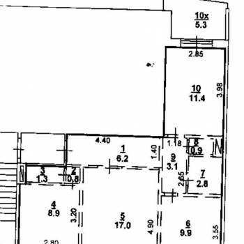 Продается 3-х комнатная квартира, 63,2 м²