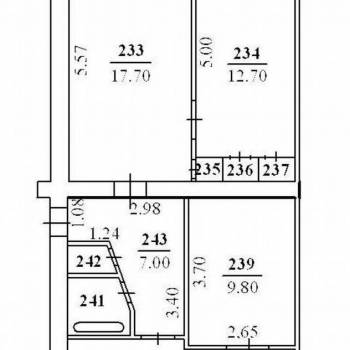 Продается 3-х комнатная квартира, 63 м²
