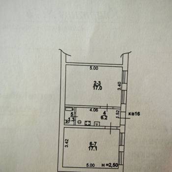 Продается 2-х комнатная квартира, 41,6 м²
