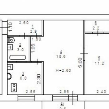 Продается 2-х комнатная квартира, 45 м²