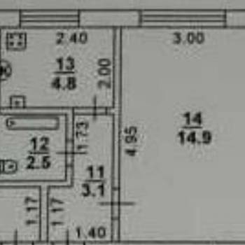 Продается 1-комнатная квартира, 25,3 м²