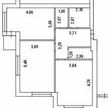 Продается 1-комнатная квартира, 73 м²