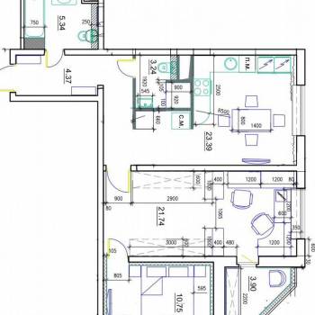 Сдается 2-х комнатная квартира, 70,9 м²
