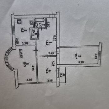 Продается 3-х комнатная квартира, 74,1 м²