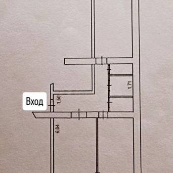 Продается 1-комнатная квартира, 68,6 м²