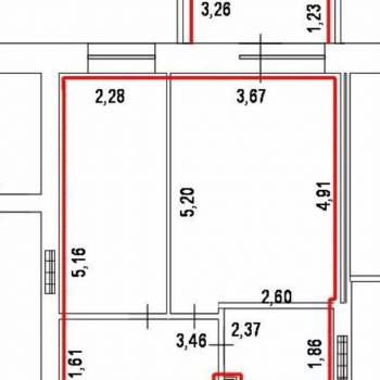 Продается 1-комнатная квартира, 41 м²