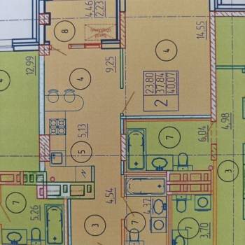 Продается 2-х комнатная квартира, 45 м²
