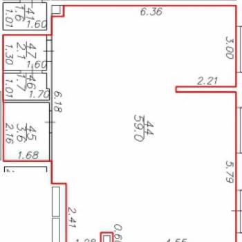 Продается Нежилое помещение, 66,4 м²
