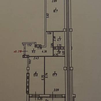 Продается 2-х комнатная квартира, 67 м²