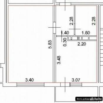 Продается 1-комнатная квартира, 40 м²