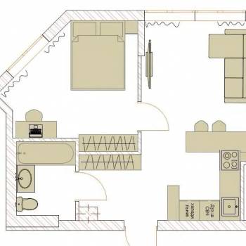 Продается 1-комнатная квартира, 34,9 м²