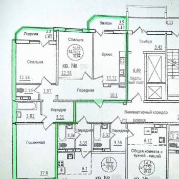 Сдается Многокомнатная квартира, 78 м²