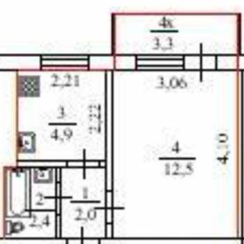 Сдается 1-комнатная квартира, 21,8 м²