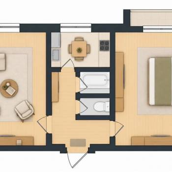 Продается 2-х комнатная квартира, 47,2 м²