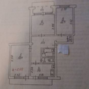 Продается 3-х комнатная квартира, 69,3 м²