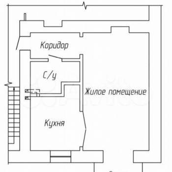Продается 1-комнатная квартира, 36,9 м²