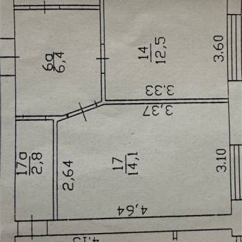 Продается 2-х комнатная квартира, 55,2 м²