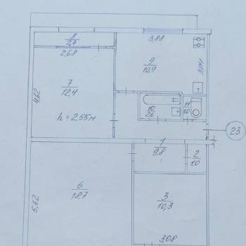 Продается 3-х комнатная квартира, 73,4 м²
