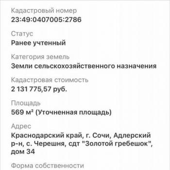 Продается Участок, 600 м²