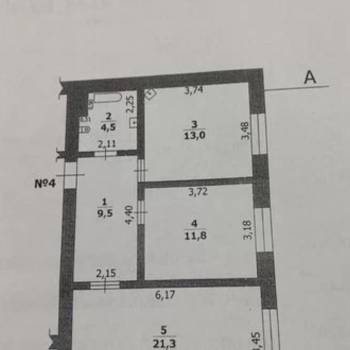 Сдается 2-х комнатная квартира, 60,1 м²