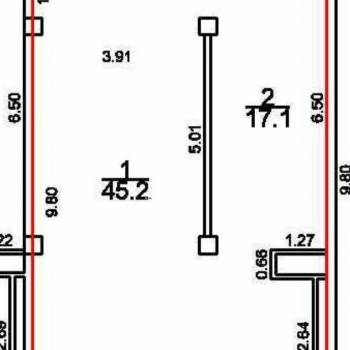 Продается 2-х комнатная квартира, 64 м²