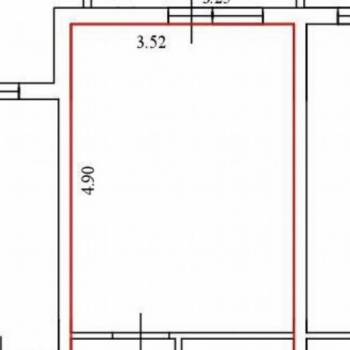 Продается 1-комнатная квартира, 24,9 м²