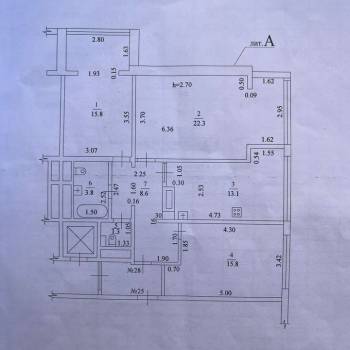 Продается 3-х комнатная квартира, 80,7 м²