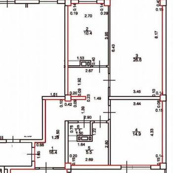 Продается 3-х комнатная квартира, 84,7 м²
