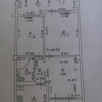 Продается 3-х комнатная квартира, 80,1 м²