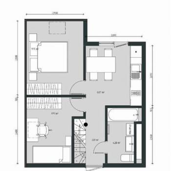 Продается 2-х комнатная квартира, 54 м²