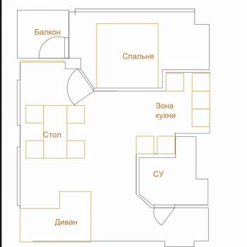 Продается 2-х комнатная квартира, 48,2 м²
