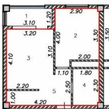 Продается 1-комнатная квартира, 38,5 м²