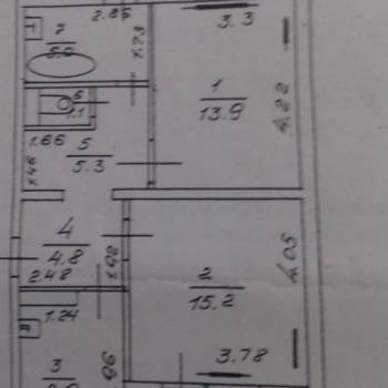 Сдается 2-х комнатная квартира, 59,1 м²