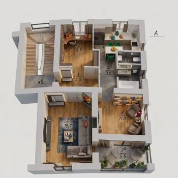 Продается 3-х комнатная квартира, 58,1 м²