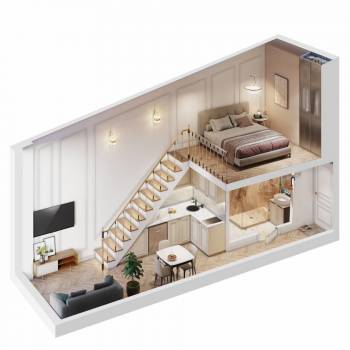 Продается 1-комнатная квартира, 24,9 м²