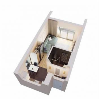 Продается 1-комнатная квартира, 35,3 м²