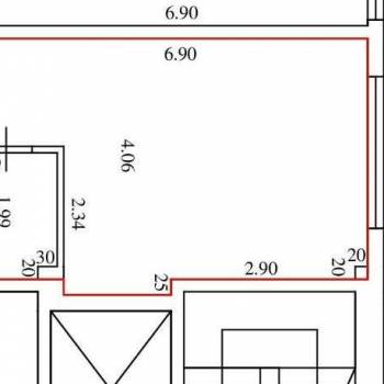 Продается 1-комнатная квартира, 25,3 м²