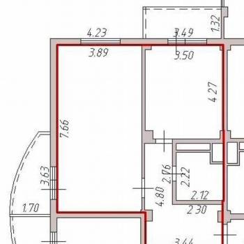 Продается 1-комнатная квартира, 59,3 м²