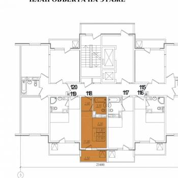 Продается 1-комнатная квартира, 23 м²