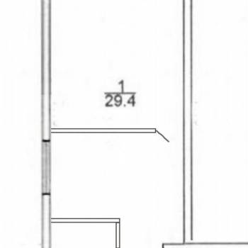 Сдается 1-комнатная квартира, 29,6 м²