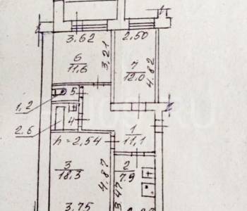 Продается 3-х комнатная квартира, 65 м²