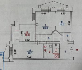 Продается 3-х комнатная квартира, 114 м²