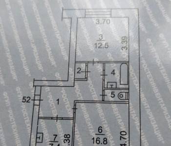 Продается 2-х комнатная квартира, 52 м²