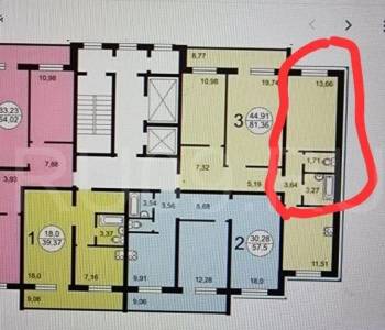 Продается 1-комнатная квартира, 17 м²