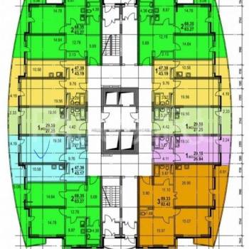 Продается 1-комнатная квартира, 43 м²