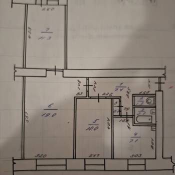 Продается 3-х комнатная квартира, 58,9 м²
