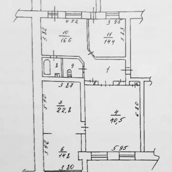 Продается 3-х комнатная квартира, 132 м²