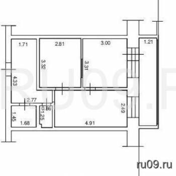 Продается 2-х комнатная квартира, 51 м²