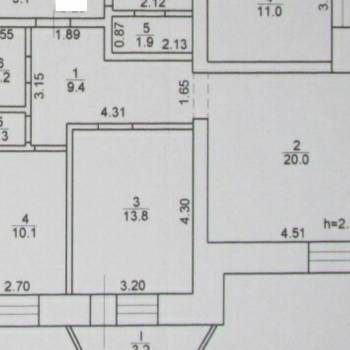 Продается 2-х комнатная квартира, 58 м²